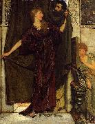 Laura Theresa Alma-Tadema Not at Home Sir Lawrence Alma France oil painting artist
